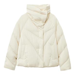 OVV秋冬热卖女装光泽感舒适休闲直筒短款羽绒服外套