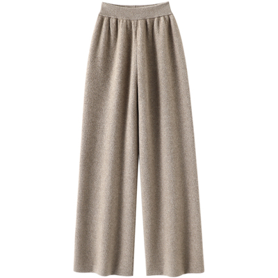 启超高端100%纯山羊绒裤