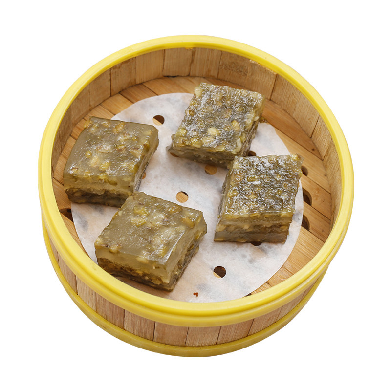 椰香绿豆糕粤式广式茶