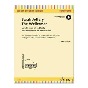 Jeffery Sarah The Wellerman Variations on a Sea Shanty 朔特原版乐谱书 SE1057D