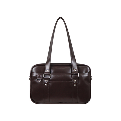 黑色中号（现货）拉链百搭薄荷茶