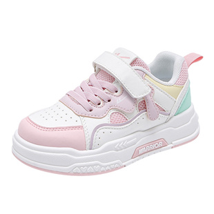 回力童鞋女童粉色板鞋2026春季新款儿童透气休闲鞋女孩校园运动鞋