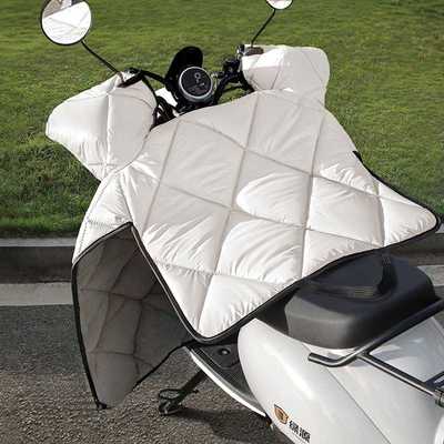 电动车挡风被冬季加绒加厚防寒电动摩托车防水罩四季通用2025新款