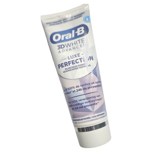 法国Oral B欧乐B 3D WHITE LUXE炫白美白牙膏75ml