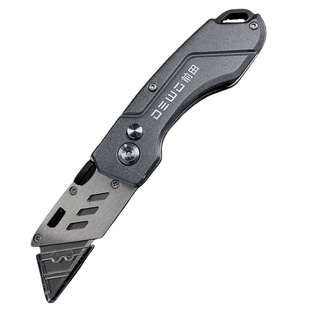 前田美工刀重型全钢加厚电工刀专用电缆剥皮刀架折叠壁纸刀工业级