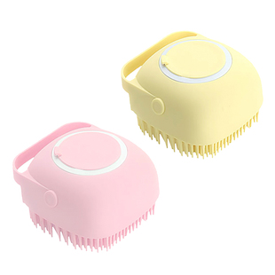 雪貂宠物狗狗洗澡刷猫咪洗澡专用刷子硅胶柔软按摩神器搓澡专用品