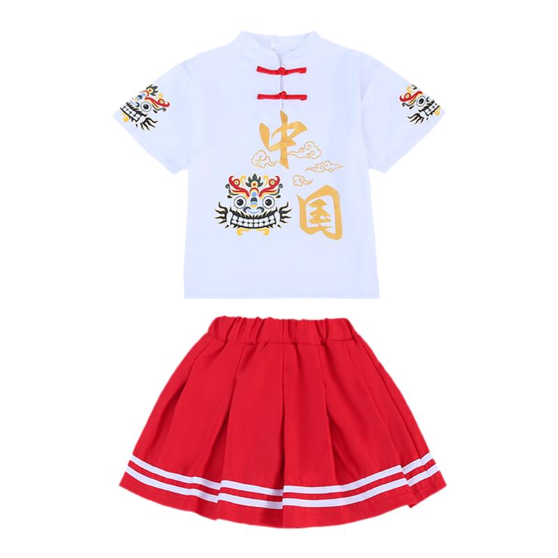 六一梦想家舞蹈服嘻哈街舞服装儿童拉拉队服中国少年郎演出服国潮