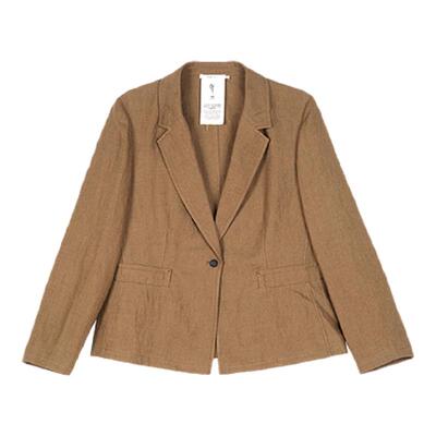 kleeklee亚麻梭织布西装