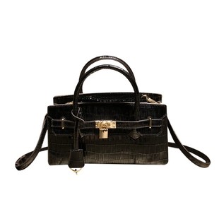 香港品牌女包2025新款真皮高级感时尚手提包大容量单肩斜挎铂金包