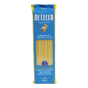 得科意大利面7号扁身500g 直面意面意粉进口通心面西餐餐饮原料