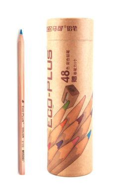 马可6100油性彩色铅笔原木杆36色