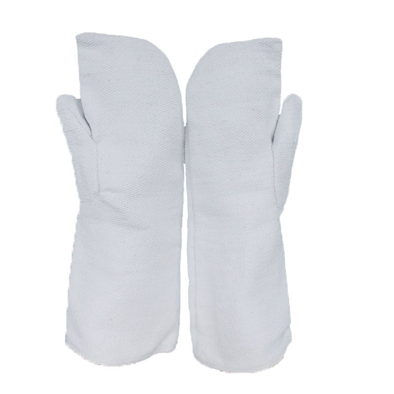 加长 并指石棉手套材质 防火手套 隔热 耐高温手套 防烫劳保手套