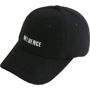 帽子女秋冬潮可爱保暖毛绒荧光黄绿软顶鸭舌 韩国millitage棒球帽