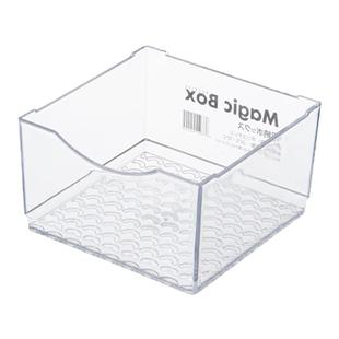 厨房抽屉分隔盒日式透明塑料收纳分格整理盒自由组合餐具收纳盒