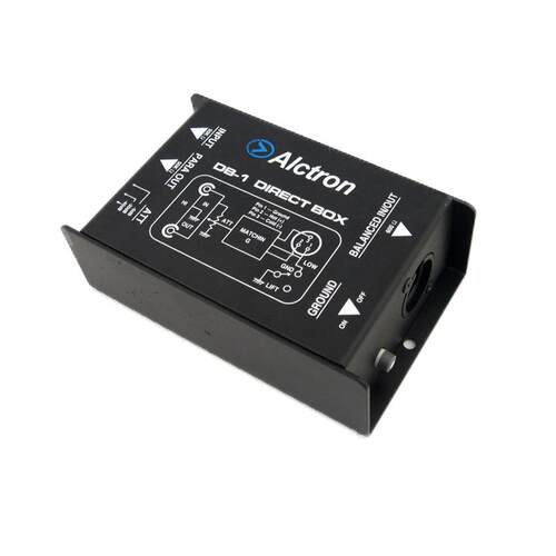 正品爱克创 贝斯吉他DI盒乐器传感器DI盒  DB-1 阻抗变换器DI BOX