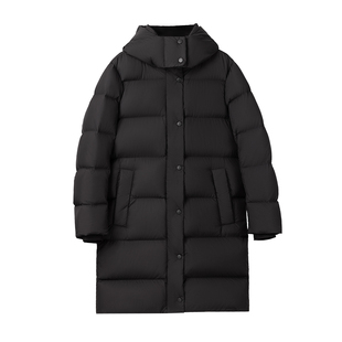 2025冬季新款95白鹅绒羽绒服女东北极寒长款保暖加厚防寒情侣外套