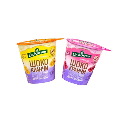 俄罗斯原装进口Dr.Korner(康纳博士)橙子草莓酸奶涂层爆米花40克
