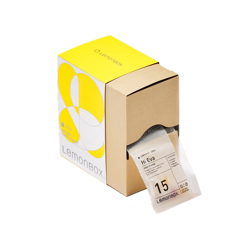纤体控脂代谢控糖油阻断体重身材体重管理绿茶营养包LemonBox来檬