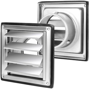 室外墙不锈钢活动方形通排出风格 风帽防风栅防雨罩百叶止回阀风口