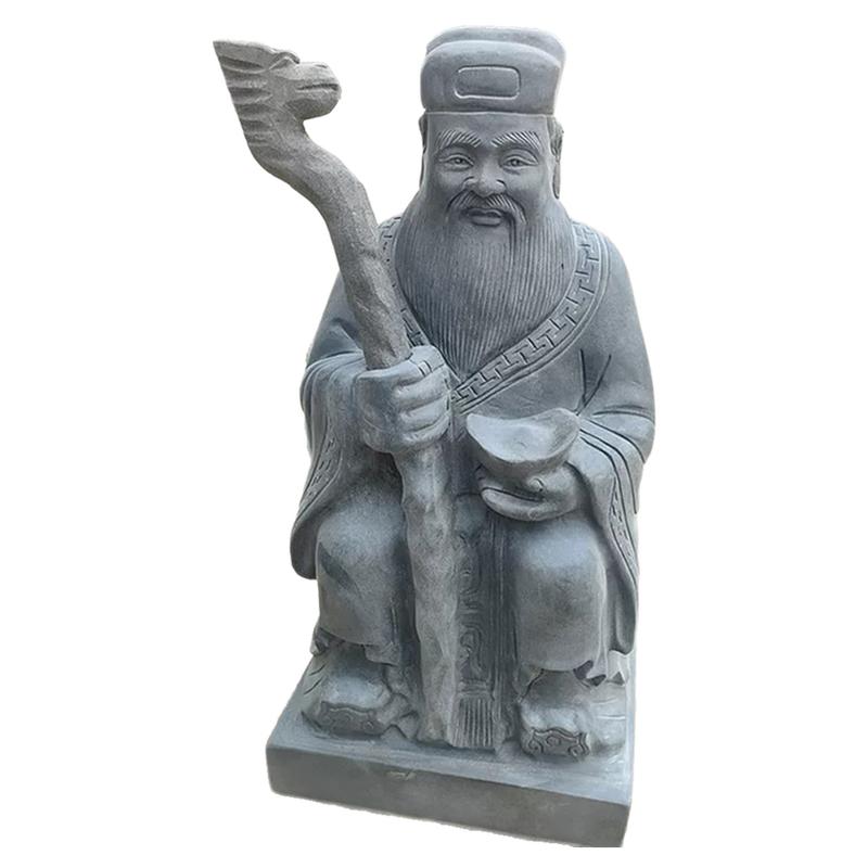 土地公婆神像石雕天然青石山神