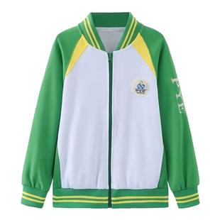 番禺区小学生冬款最新版绿色校服棉健康布面料男女外套/冬长裤