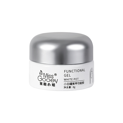 蜜糖小姐免洗冰柱胶美甲罐装功能胶甲油胶粘钻立体微雕蹭粉造型胶