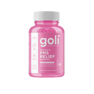 【J.Lo同款】美国GOLI缓解胀痛卵巢养护经前缓解软糖60颗元气满满