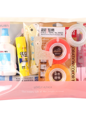 得力手工工具套装安全双面胶