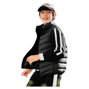 巴拉巴拉男童羽绒马甲大童立领背心儿童轻薄外套休闲秋装新款童装