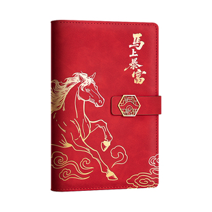 复古烫金定期存折存单收纳本多功能票据存单夹2026新款家庭现金银行卡防水一体大容量存款活页支票专用夹子