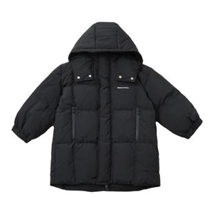 雅鹿儿童羽绒服中长款男童爆款2025新款加厚中大童女童过膝极寒冬