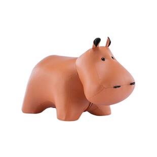 创意河马动物凳乔迁新居客厅摆件儿童游乐区凳子沙发凳小孩礼物