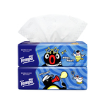 Tempo得宝xPingu联名印花抽纸4层加厚无香80抽15包整箱实惠装纸巾