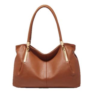 奢侈品牌女包2025新款手提包女士欧美通勤大包大容量头层牛皮包包