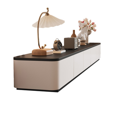 落地电视柜客厅家用2025新款小户型收纳储物柜轻奢茶几电视柜组合