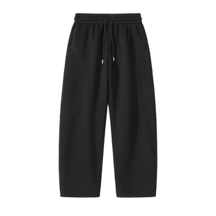 班尼路SK系列弯刀裤子男款加厚冬季加绒男裤休闲裤男士阔腿长裤LF