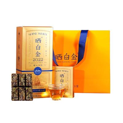 品品香晒白金2022年寿眉茶叶礼盒
