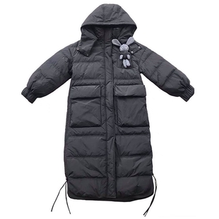 MODOGAGA摩多伽格2024冬新款女长款气质0压羽绒服潮流休闲厚22721