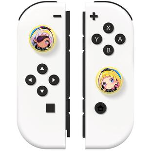 橘子怪任天堂switch动漫摇杆套ns硅胶lite手柄帽NS oled按键帽周边配件硅胶套遥感保护套joycon配件按钮定制