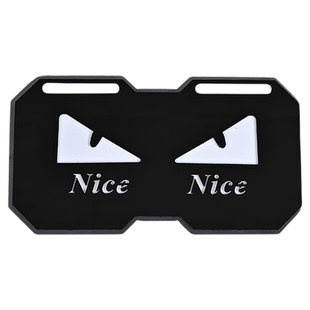 发光车牌电摩个性发光车标尾牌电动车摩托车鬼火小牛九号通用装饰