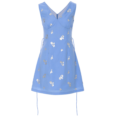 sincethen法式吊带裙海边度假裙