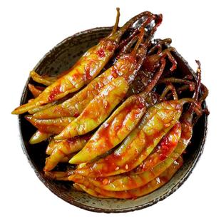 东北延边美食韩国泡菜腌辣椒东北腌制辣椒美人椒咸菜下饭菜200g