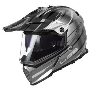 ls2拉力盔男摩托车头盔蓝牙双镜片越野全盔机车摩旅女四季MX436