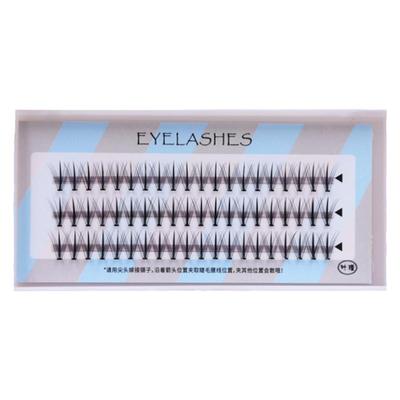 朵毛假睫毛夹心自然浓密单株