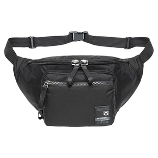 华朗迪尔腰包胸包多隔层轻便运动包牛津布时尚单肩包多功能手机包