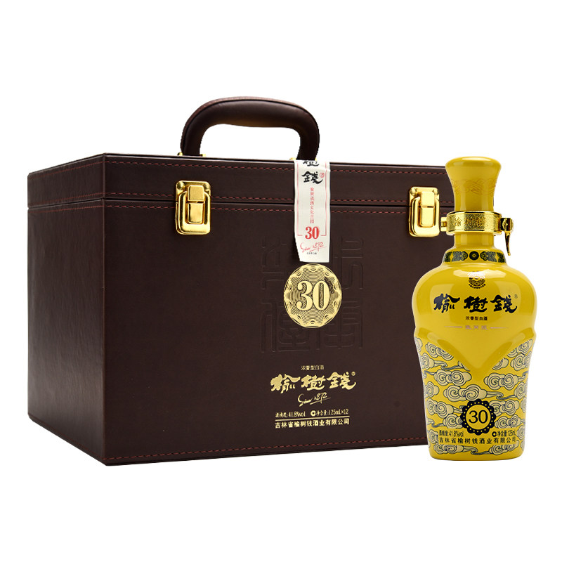 榆树钱41.8度浓香型固态法白酒