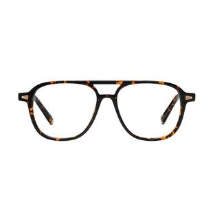 Shawnlee2026新款复古玳瑁飞行员镜架男大脸显瘦双梁镜框可配镜片