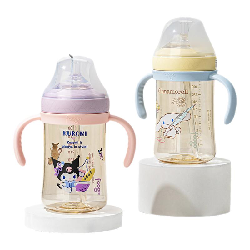 膳魔师foogo儿童PPSU学饮杯牛奶杯6个月大宝宝防胀气吸管杯宽口径