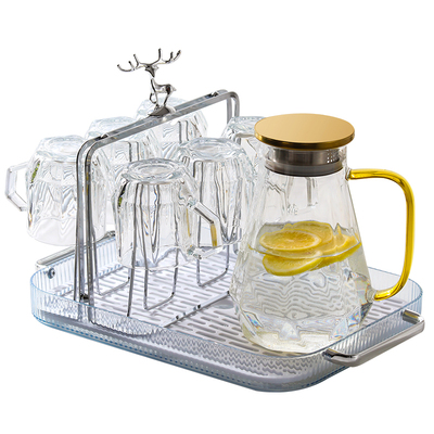双层托盘可放水壶威士忌酒杯茶杯