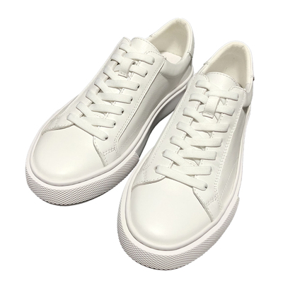 简单基础款小白鞋厚底真皮板鞋